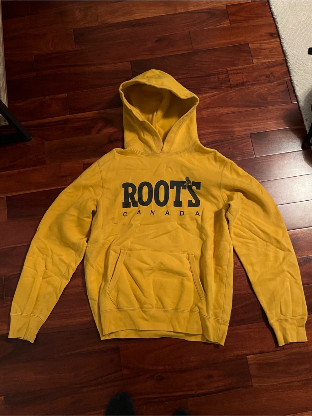 OVO x Roots Canada Yellow Hoodie